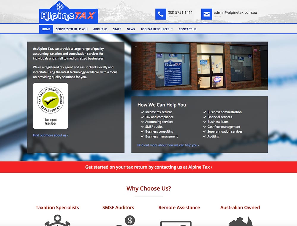 Alpine Tax website.