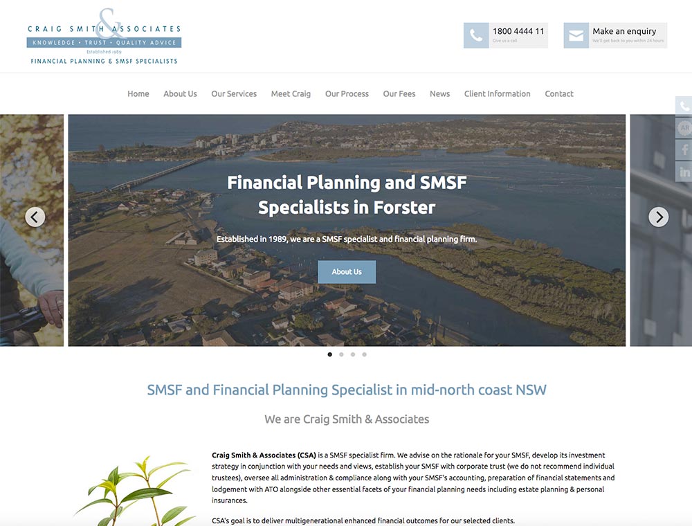 Craig Smith and Associates website.