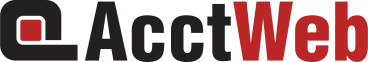 AcctWeb logo.