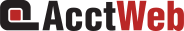 AcctWeb logo.